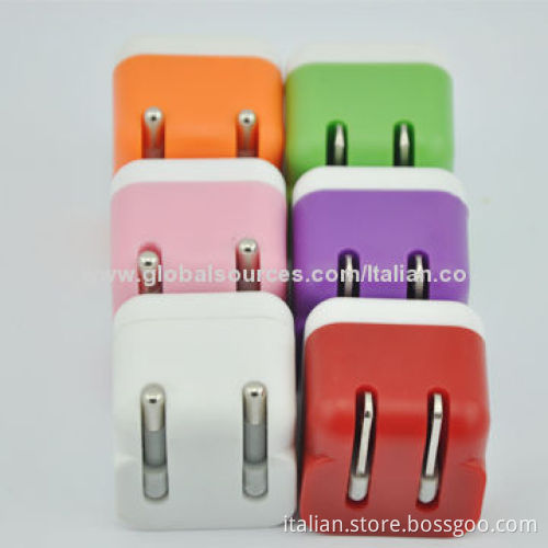 Smart USB Wall Charger for iPhone with 5V/1A Output